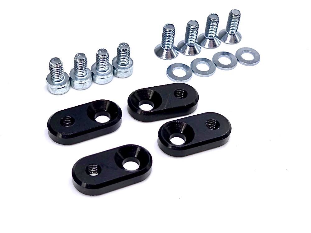 PRP billet US to JDM license plate adapter