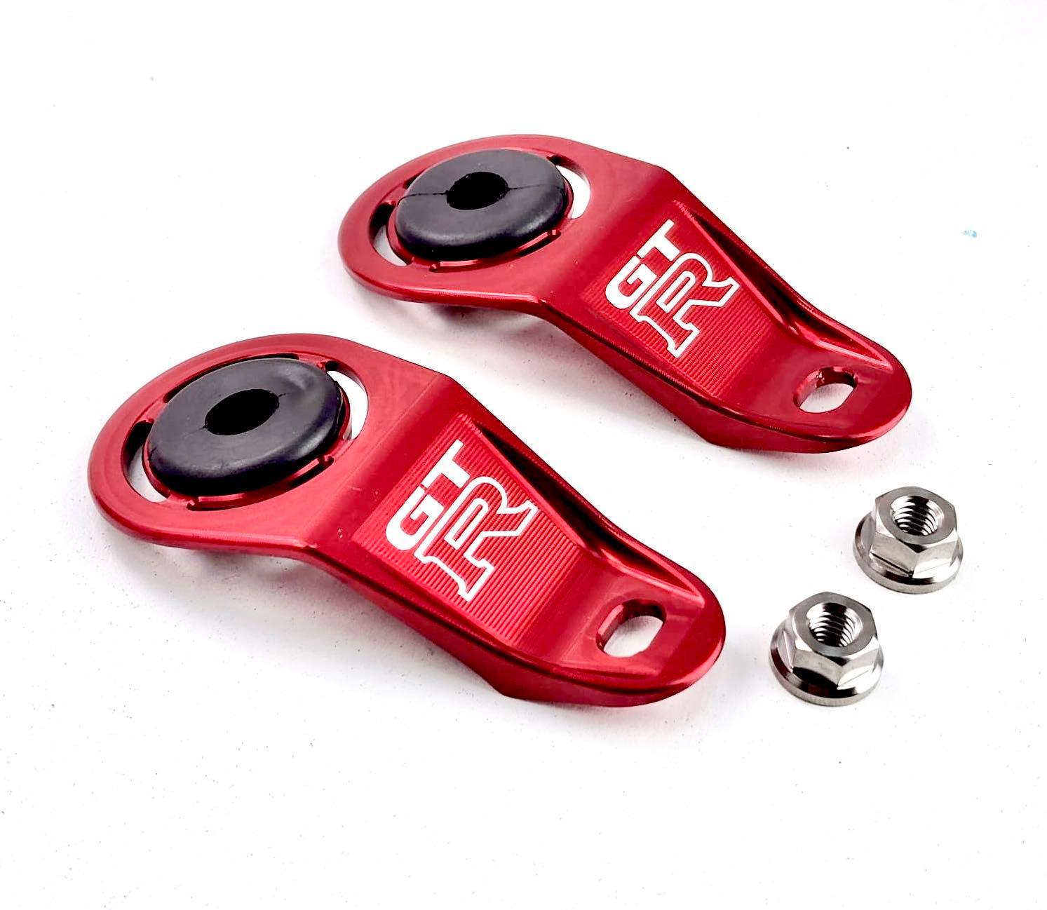PRP Radiator Brackets inc Titanium Hardware - Nissan Skyline R32 All Variants