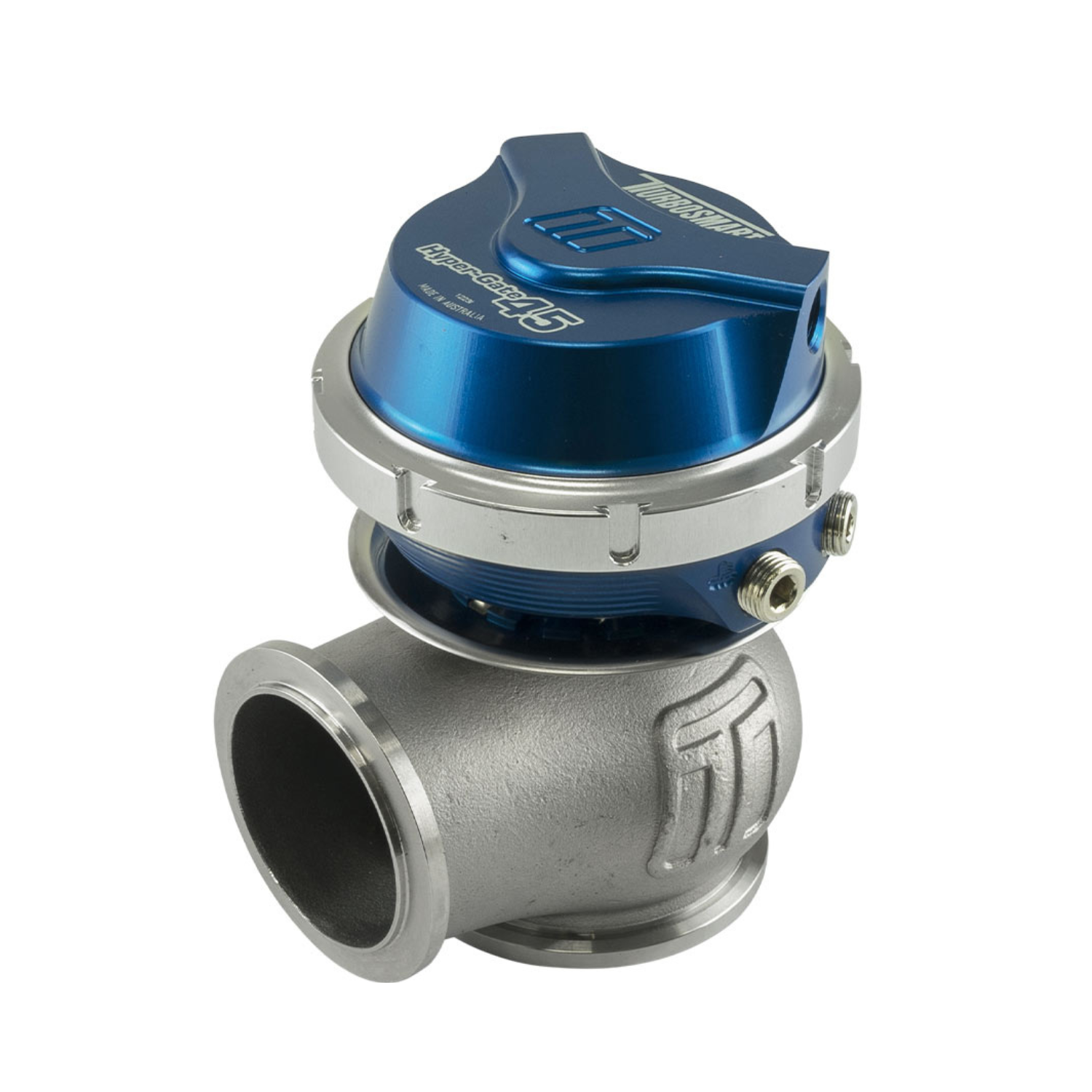 TurboSmart Gen-V WG45 HyperGate45 External Wastegate 14 PSI Blue TS-0553-1011