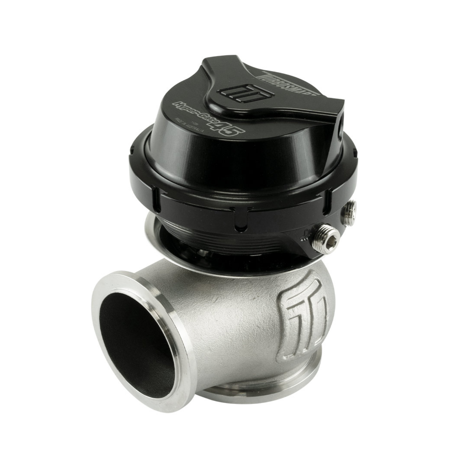 TurboSmart Gen-V HyperGate45 14 PSI external wastegate sleeper