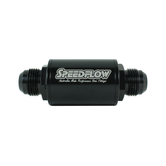Speedflow -6 Fuel Filter Short Series Black 601-010-06-BLK