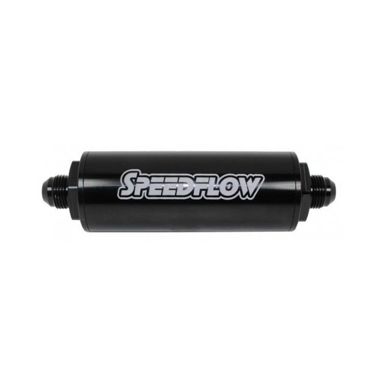 Speedflow -6 Fuel Filter Long Series Black 602-010-06-BLK