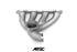 Artec Honda K Series 70mm V-Band Exhaust Manifold - Game On Motorsports Australia
