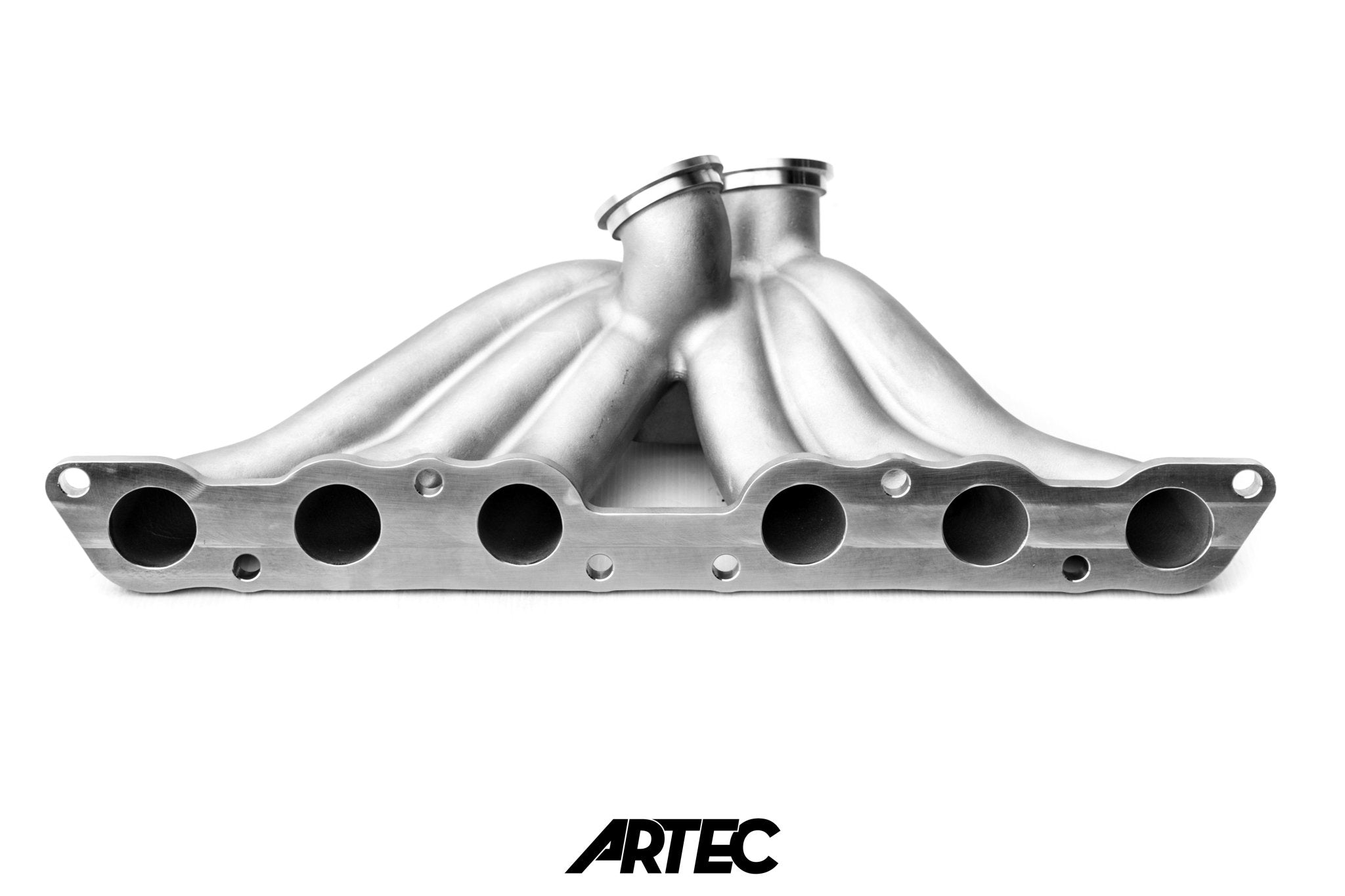 Artec Toyota 2JZ GTE High Mount T4 Twin Gate Turbo Manifold - Game On Motorsports Australia