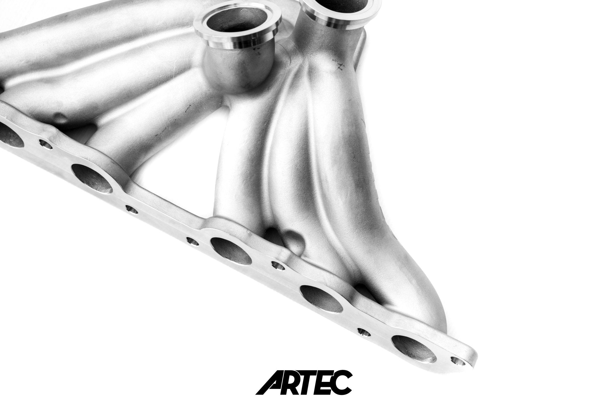Artec Toyota Non Turbo 2JZ GE High Mount T4 Twin Gate Turbo Manifold - Game On Motorsports Australia