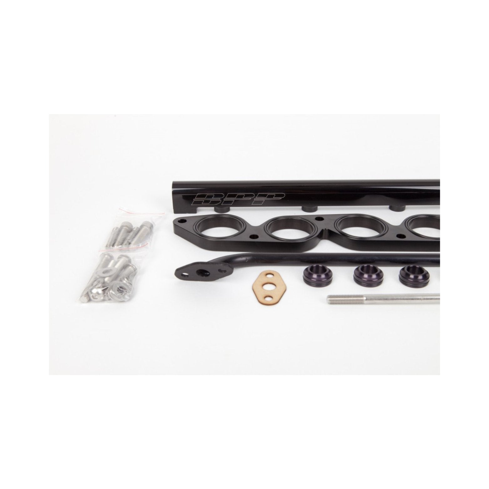 Billet Performance Products Nissan S14 S15 SR20DET billet fuel rail kit in black