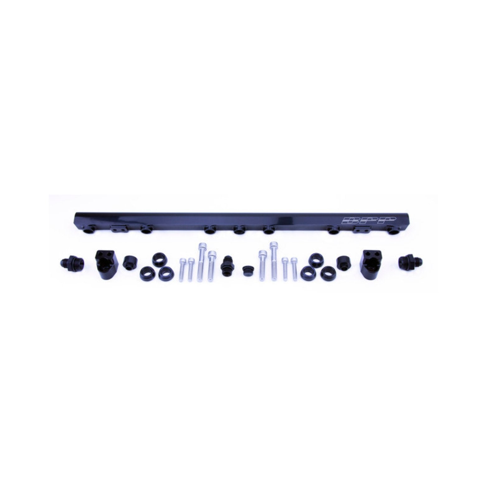 Billet Performance Products Toyota 2JZ-GTE billet fuel rail kit in black