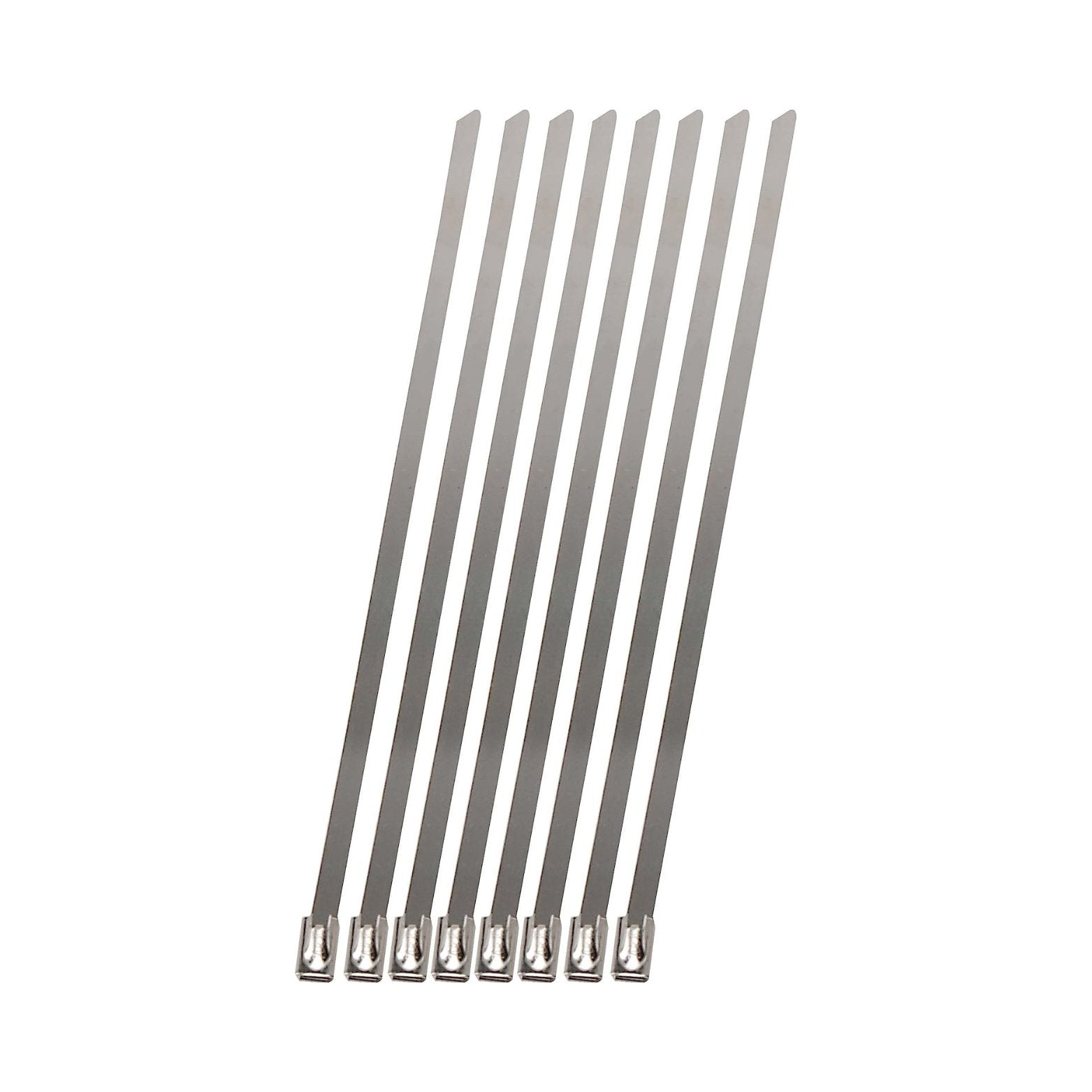 DEI Stainless Steel Locking Ties 8" Long 8 Pack - Game On Motorsports Australia