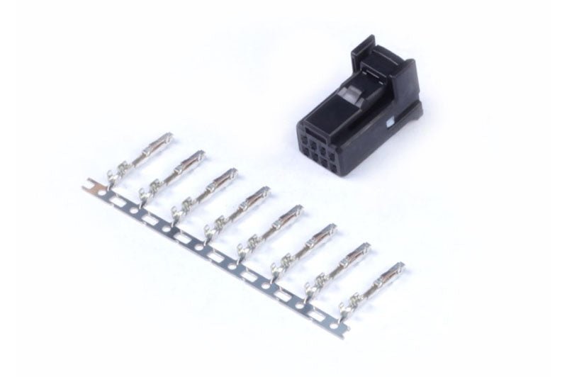 Haltech Plug and Pins Only 8-Pin Black TYCO HT-030003 - Game On Motorsports Australia