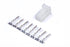 Haltech Plug and Pins Only 8-Pin White TYCO HT-030004 - Game On Motorsports Australia