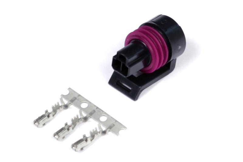 Haltech Plug and Pins Only Delphi 3-Pin Pressure Sensor Connector HT-030412 - Game On Motorsports Australia