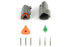 Haltech Plug and Pins Only Matching Set of Deutsch DT-2 Connectors DT06-2S + DT04-2P 13A HT-031112 - Game On Motorsports Australia