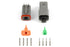 Haltech Plug and Pins Only Matching Set of Deutsch DT-2 Connectors DT06-2S + DT04-2P 13A HT-031112 - Game On Motorsports Australia