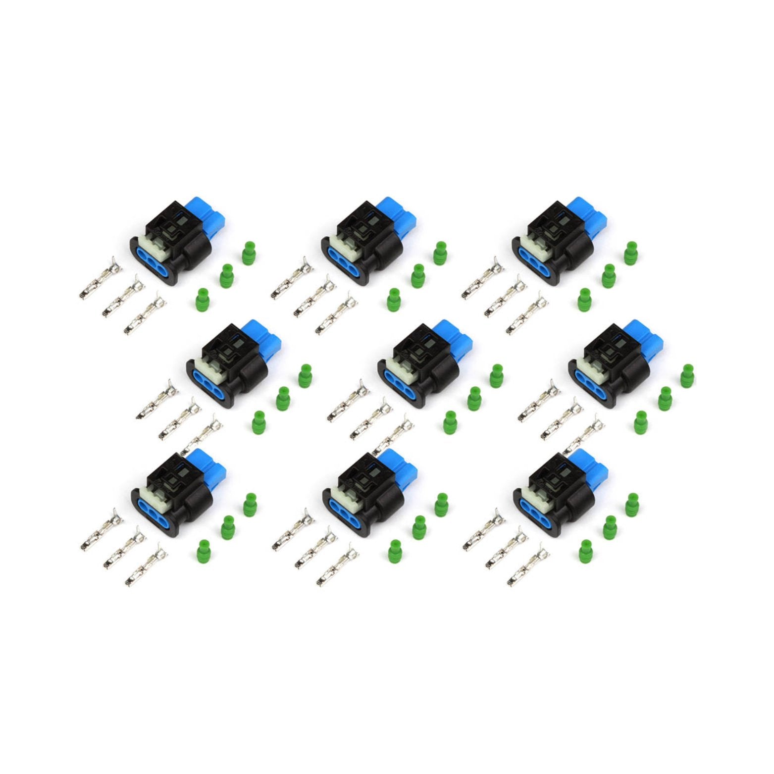 Haltech Plug and Pins Only Suit Ford Coyote 5.0L 2nd Generation Ignition Coils 2015-2017 Set of 8 HT-030403 - Game On Motorsports Australia