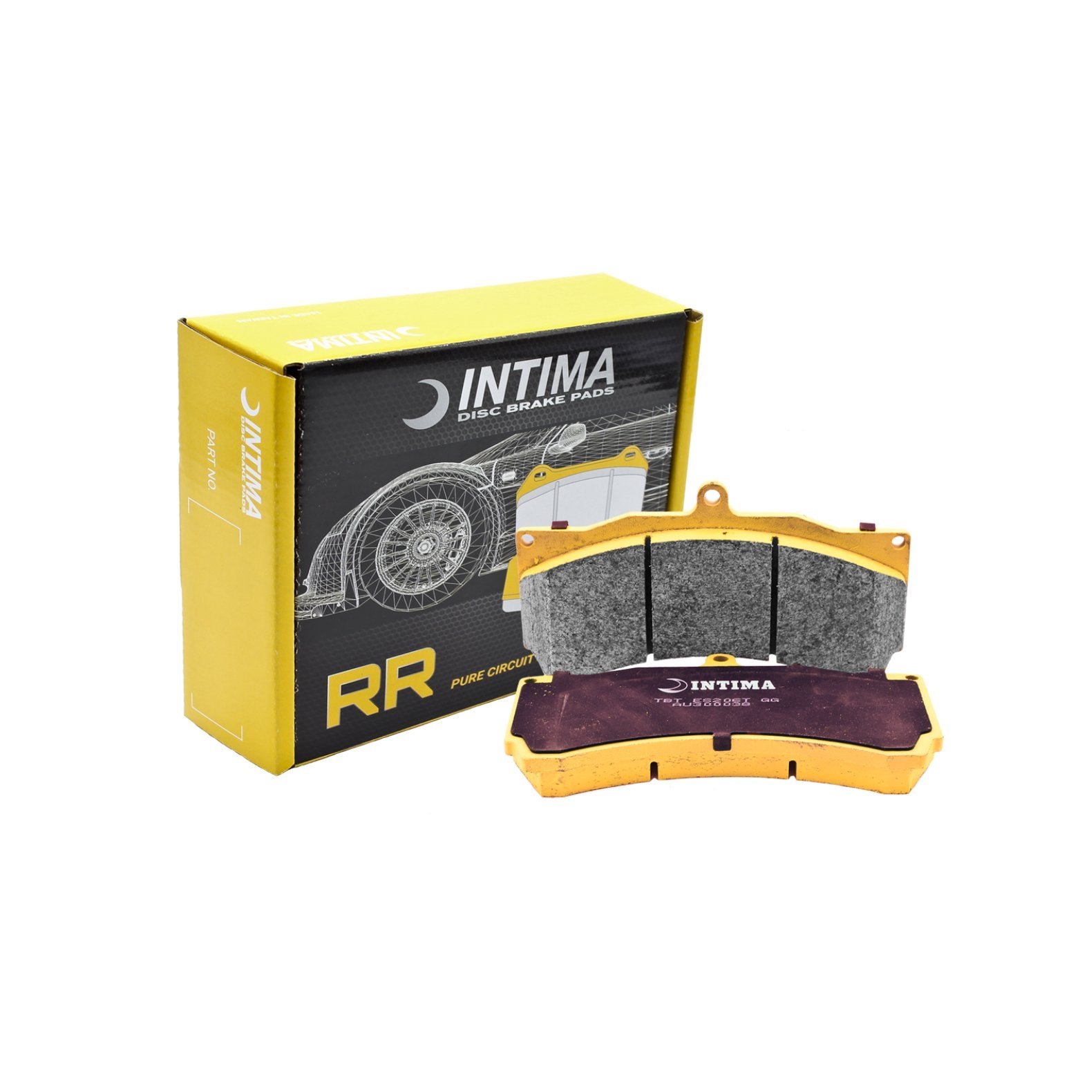 Intima RR Front Brake Pads Honda Civic / Integra / NSX / Prelude IN1206-RR - Game On Motorsports Australia