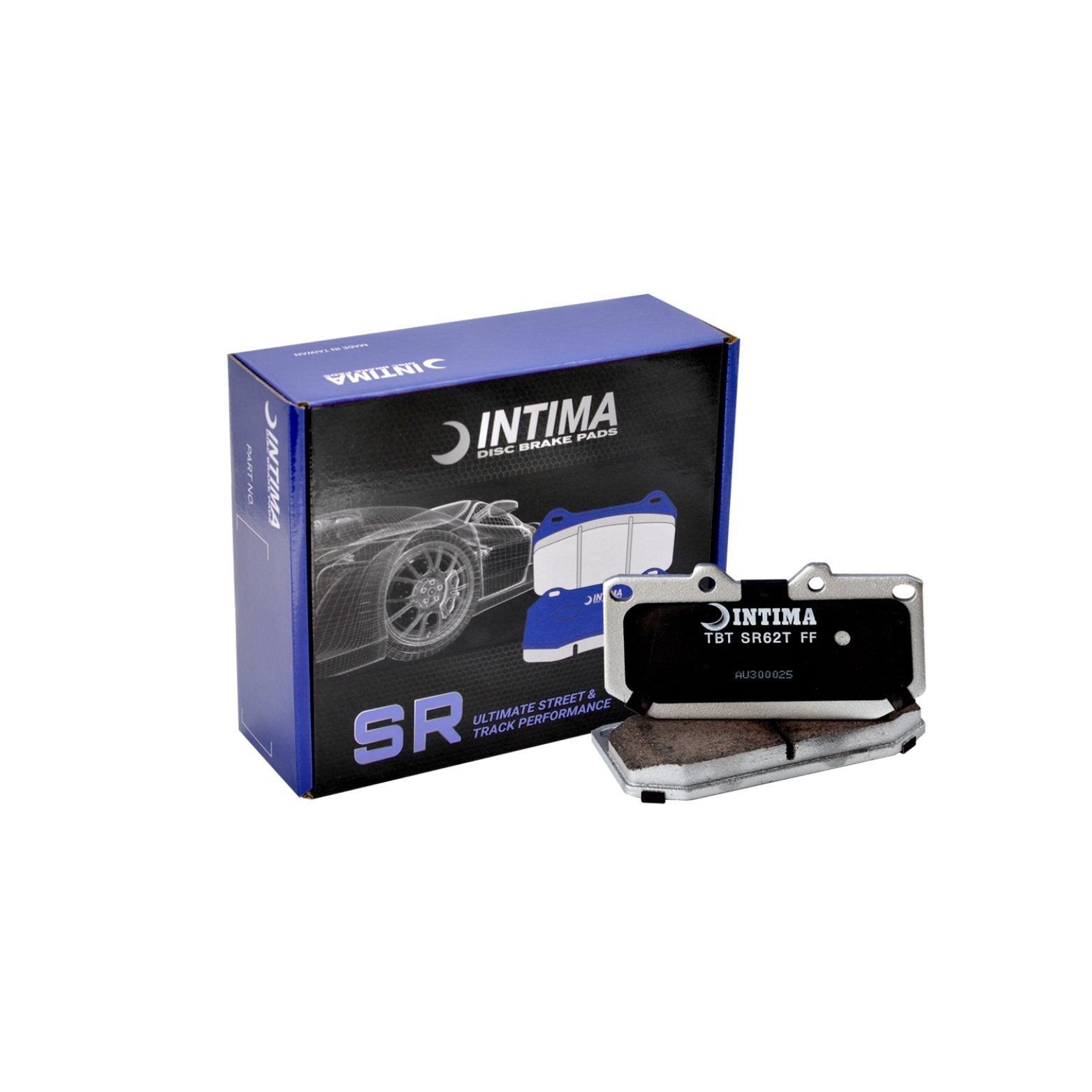 Intima SR Front Brake Pads Honda Civic / CRX / Jazz IN1286-SR - Game On Motorsports Australia