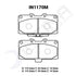 Intima SR brake pads with fade resistance for spirited driving