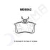 Intima SR Rear Brake Pads Renault Megane MD8062-SR - Game On Motorsports Australia