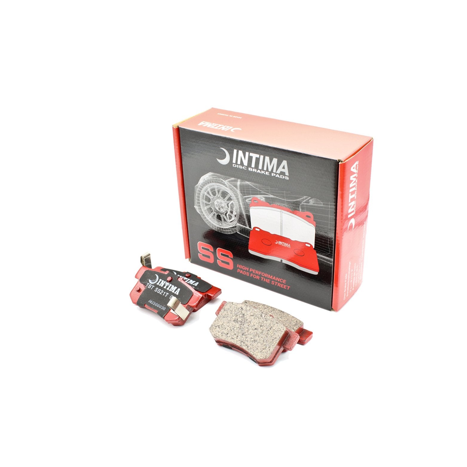 Intima SS Rear Brake Pads Honda Accord Euro CL7 CL9 Accord CM Integra DC5 IN1265-SS - Game On Motorsports Australia