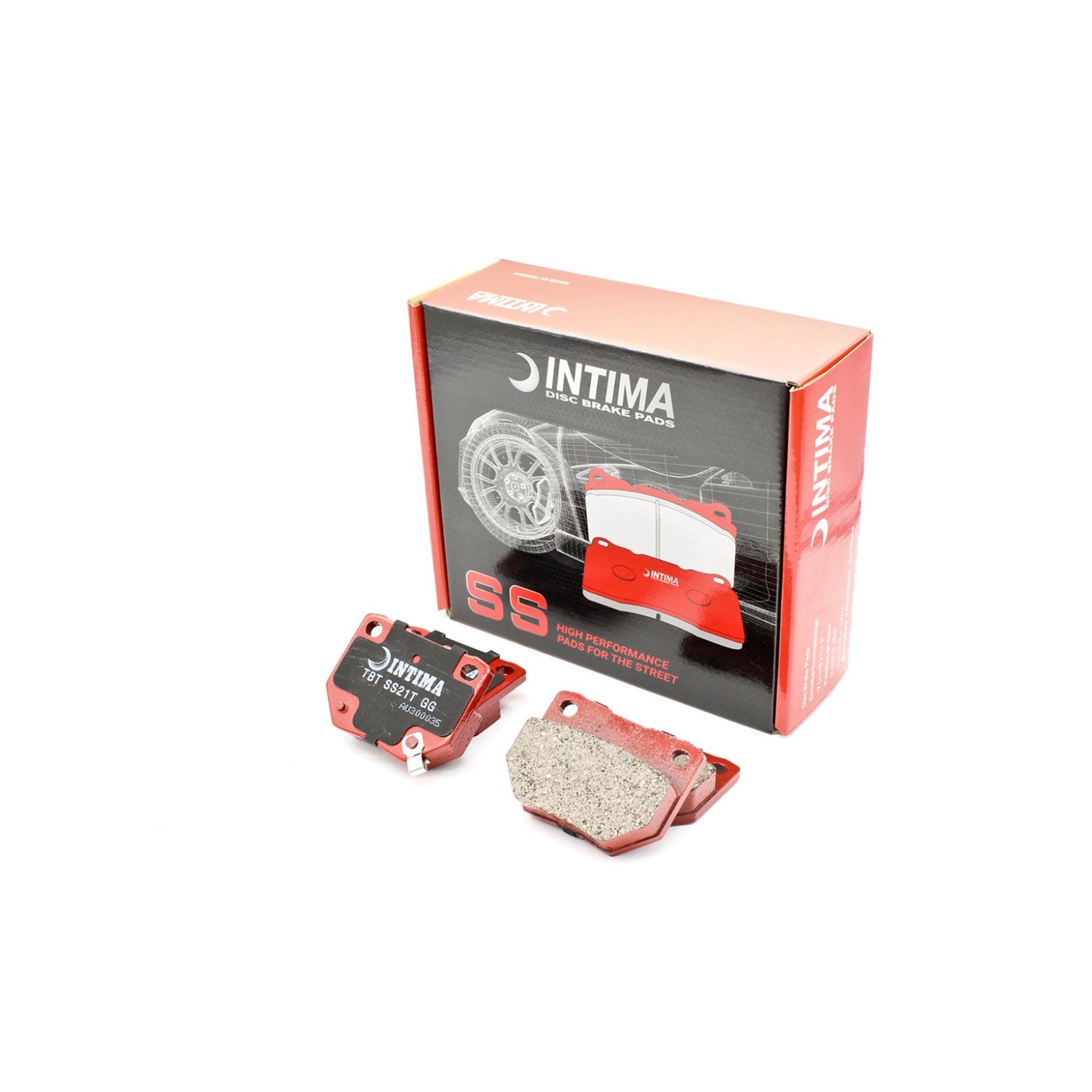 Intima SS Rear Brake Pads Subaru Impreza WRX 01-07 4/2 Piston Calipers IN1220-SS - Game On Motorsports Australia