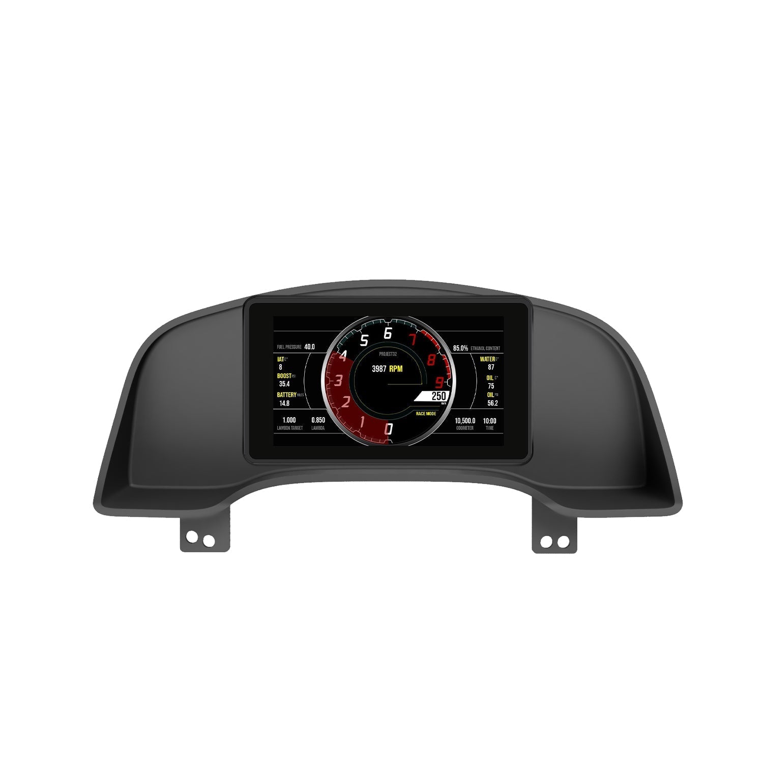 Mako Motorsport Recessed Dash Mount for the Powertune Digital Dash - Game On Motorsports Australia