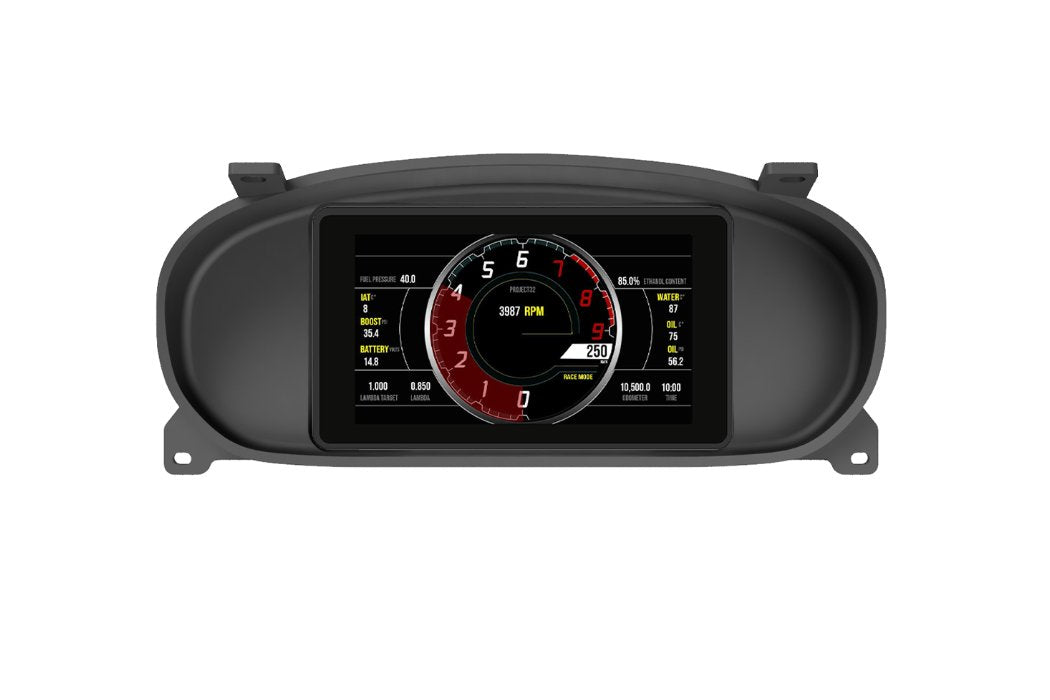 Mako Motorsport Recessed Dash Mount for the Powertune Digital Dash - Game On Motorsports Australia