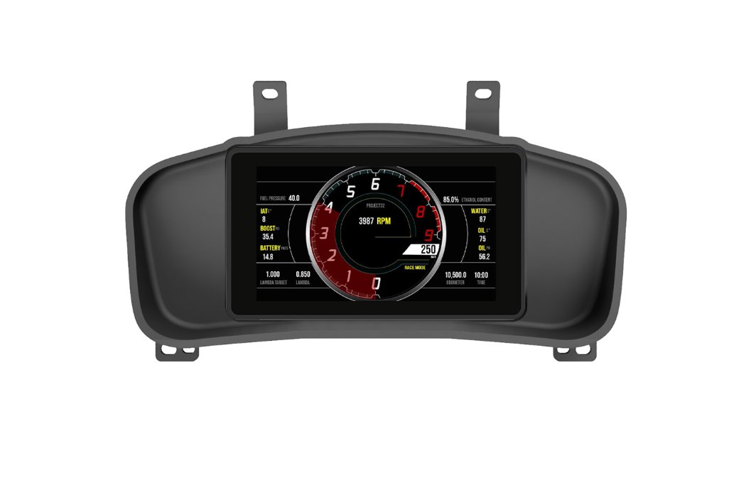 Mako Motorsport Recessed Dash Mount for the Powertune Digital Dash - Game On Motorsports Australia