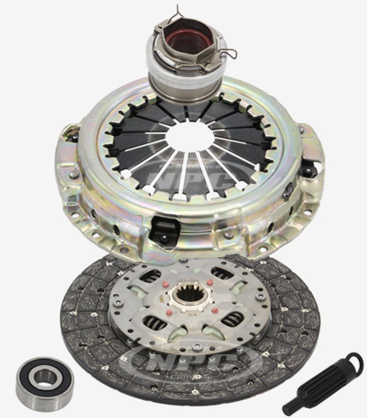 NPC Heavy Duty Organic Clutch Kit suit Toyota Landcruiser HZJ80 NPC6898-1A - Game On Motorsports Australia