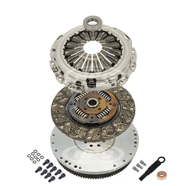 NPC Super Heavy Duty Organic Clutch and Flywheel suit Nissan Silvia S15 Single Mass Conversion NPC7377SMF - Game On Motorsports Australia