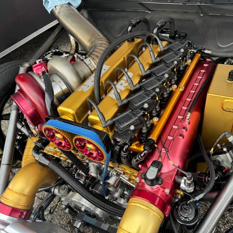 PRP 1JZ / 2JZ GTE Baffled Wet Sump Cam Covers - Game On Motorsports Australia