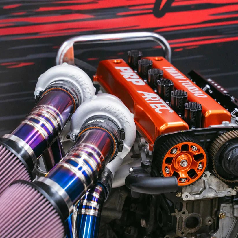 PRP 1JZ / 2JZ GTE Baffled Wet Sump Cam Covers - Game On Motorsports Australia