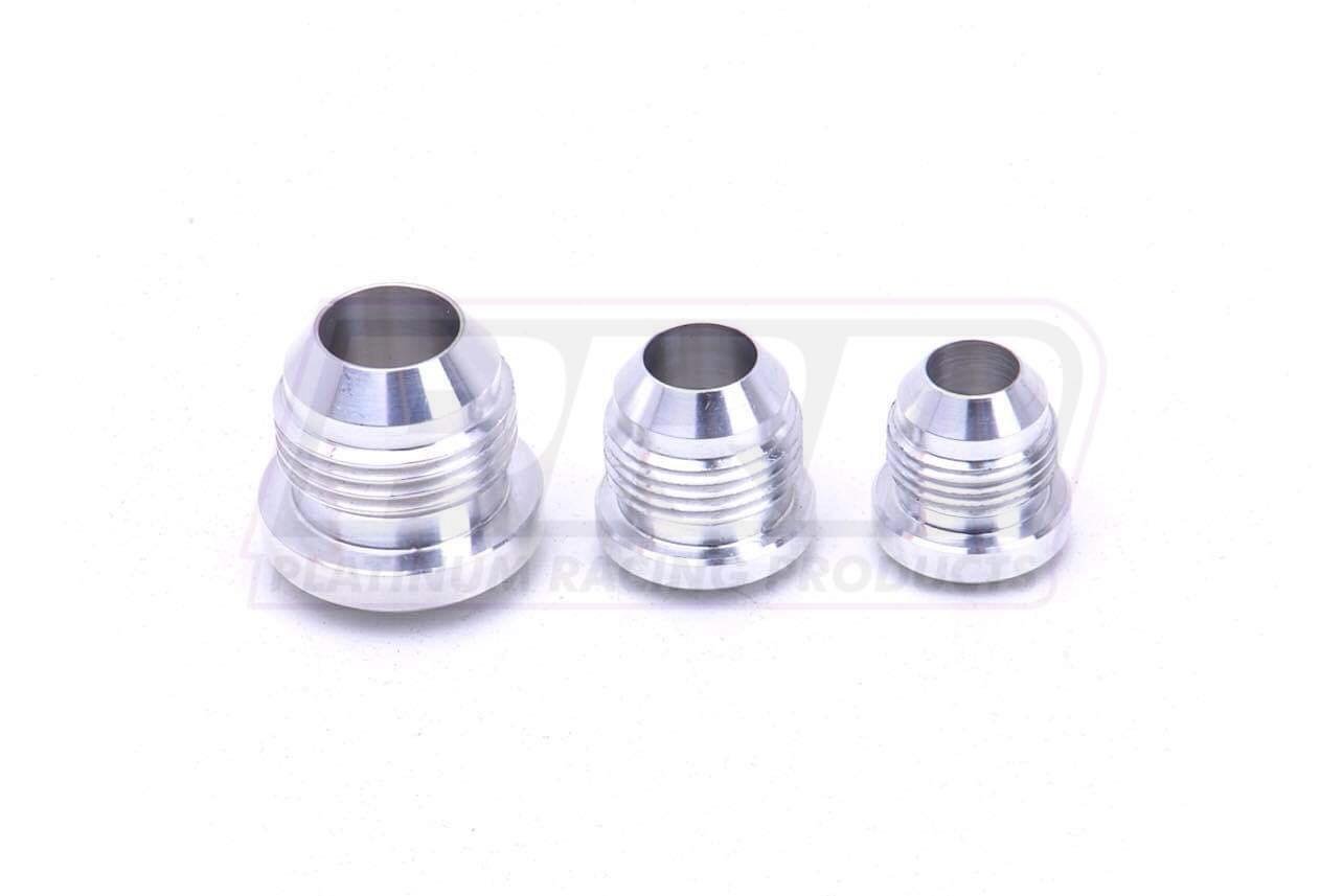Platinum Racing Products alloy weld on AN fittings