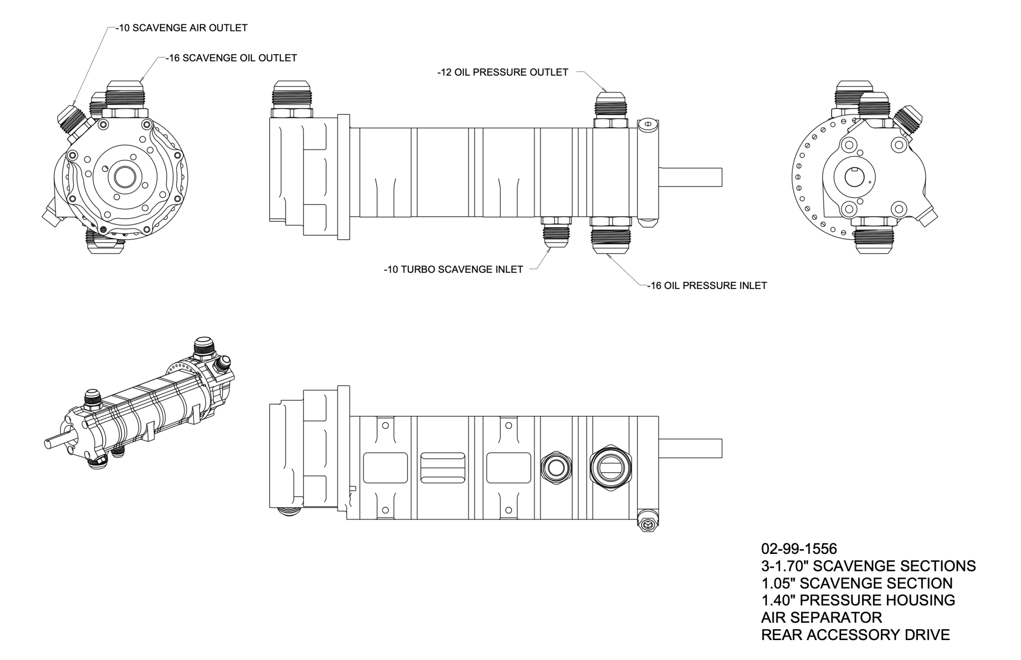 PRP Basic Dry Sump Kit - Nissan RB 4WD - Game On Motorsports Australia