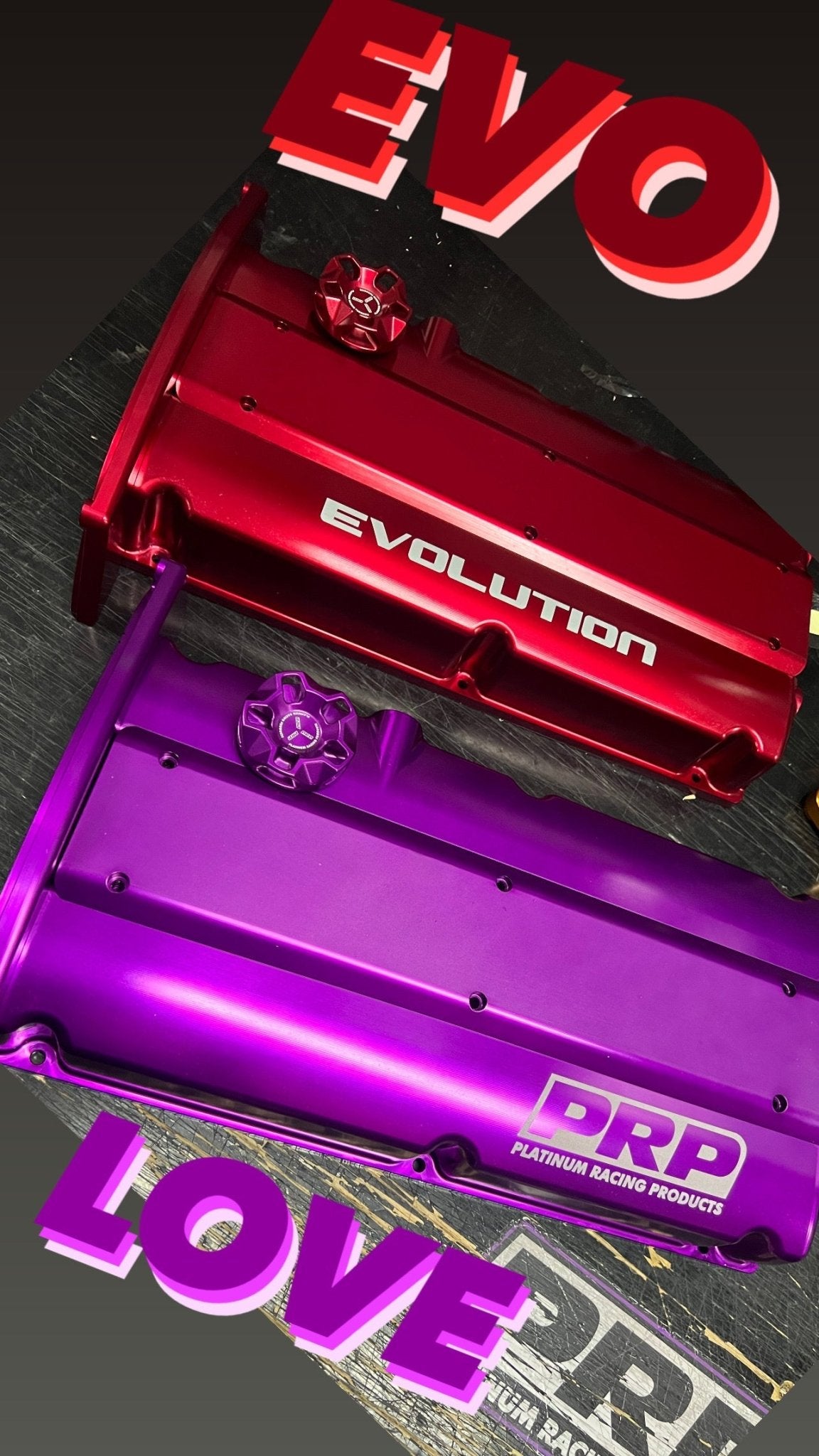 PRP Billet Cam Cover Kit - Mitsubishi Evo 4 - 9 4G63 - Game On Motorsports Australia