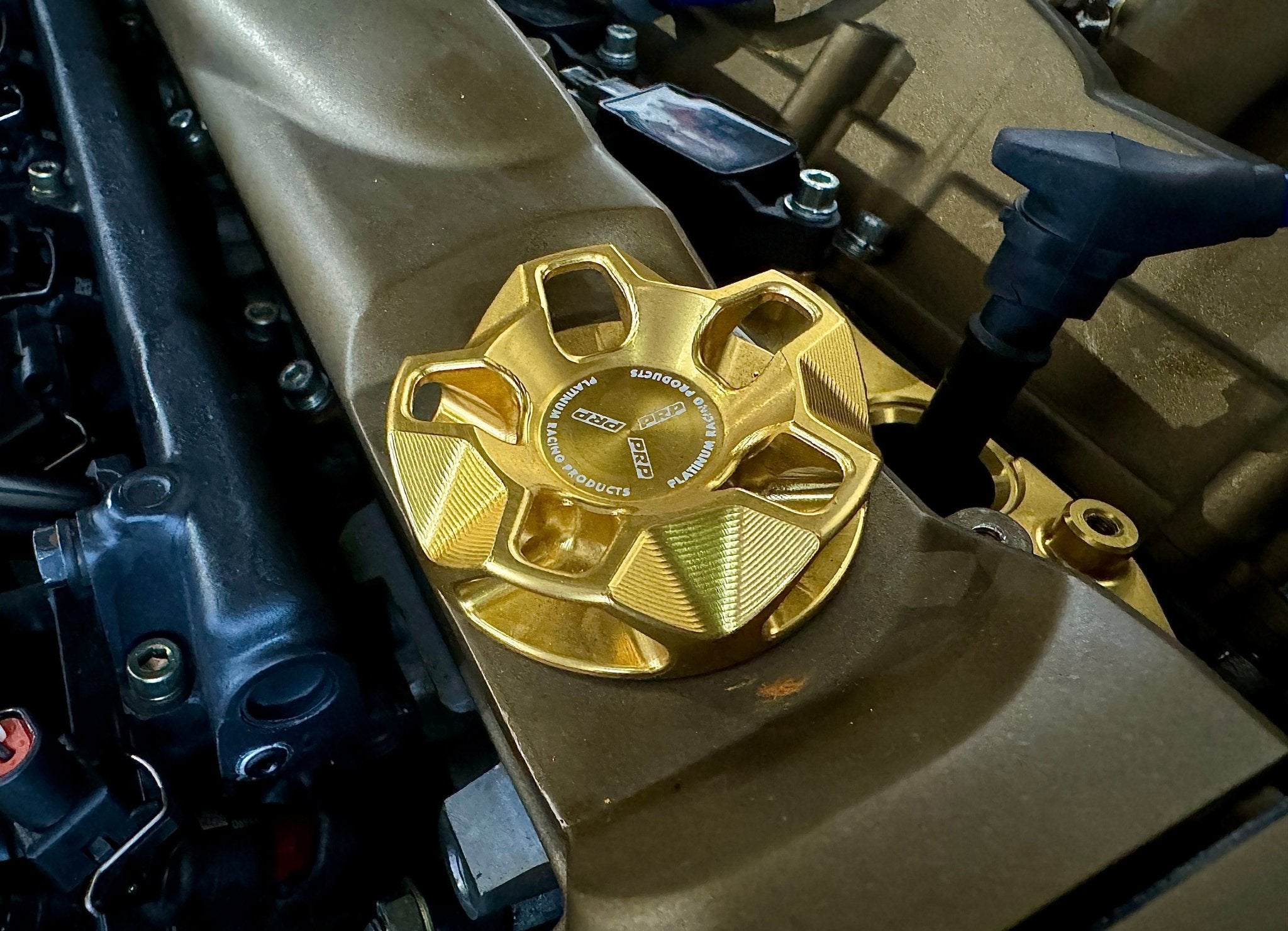 PRP Billet Oil Filler Cap - Nissan RB20/RB25/RB26 - Game On Motorsports Australia