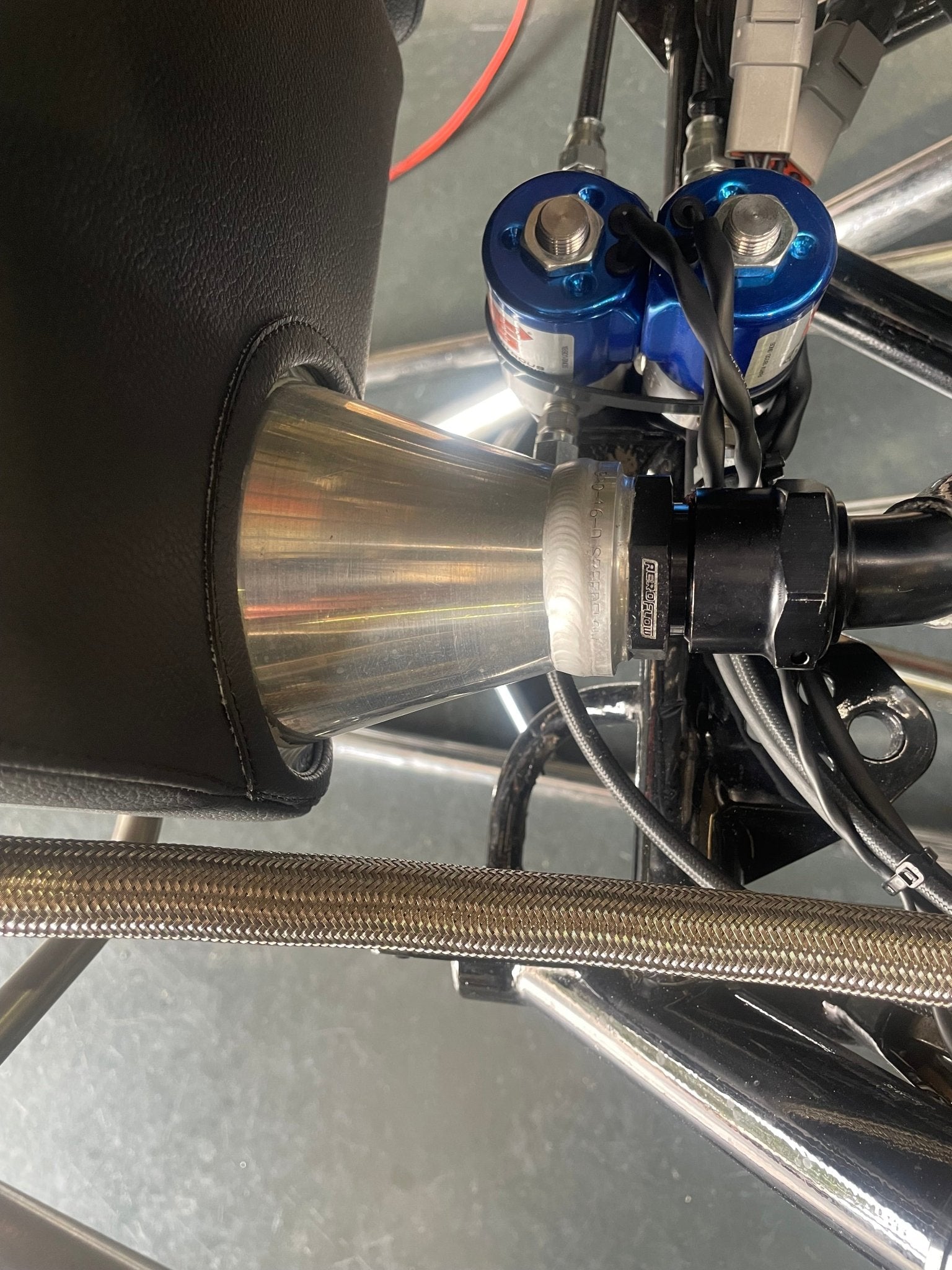 PRP mechanical fuel pump suction side weld in cone