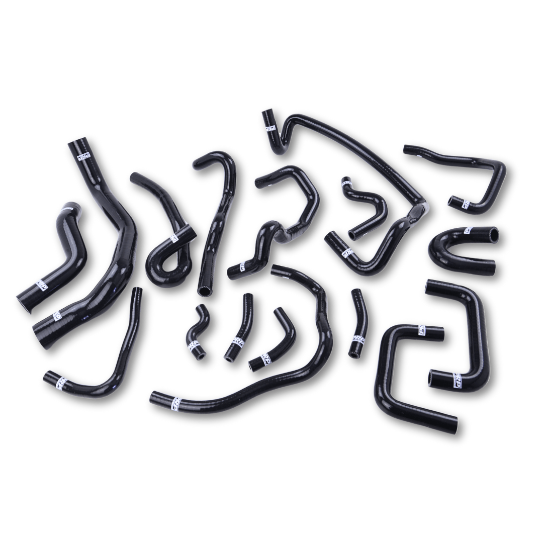 Platinum Racing Products RB25DET heater hose kit R33 R34 silicone 17 piece cooling upgrade
