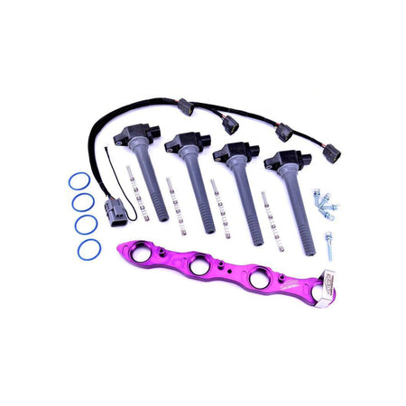 PRP Nissan SR20 Coil Kit for S13 & Series 1 S14 & 180SX, Big Hole Rocker Cover - Game On Motorsports Australia