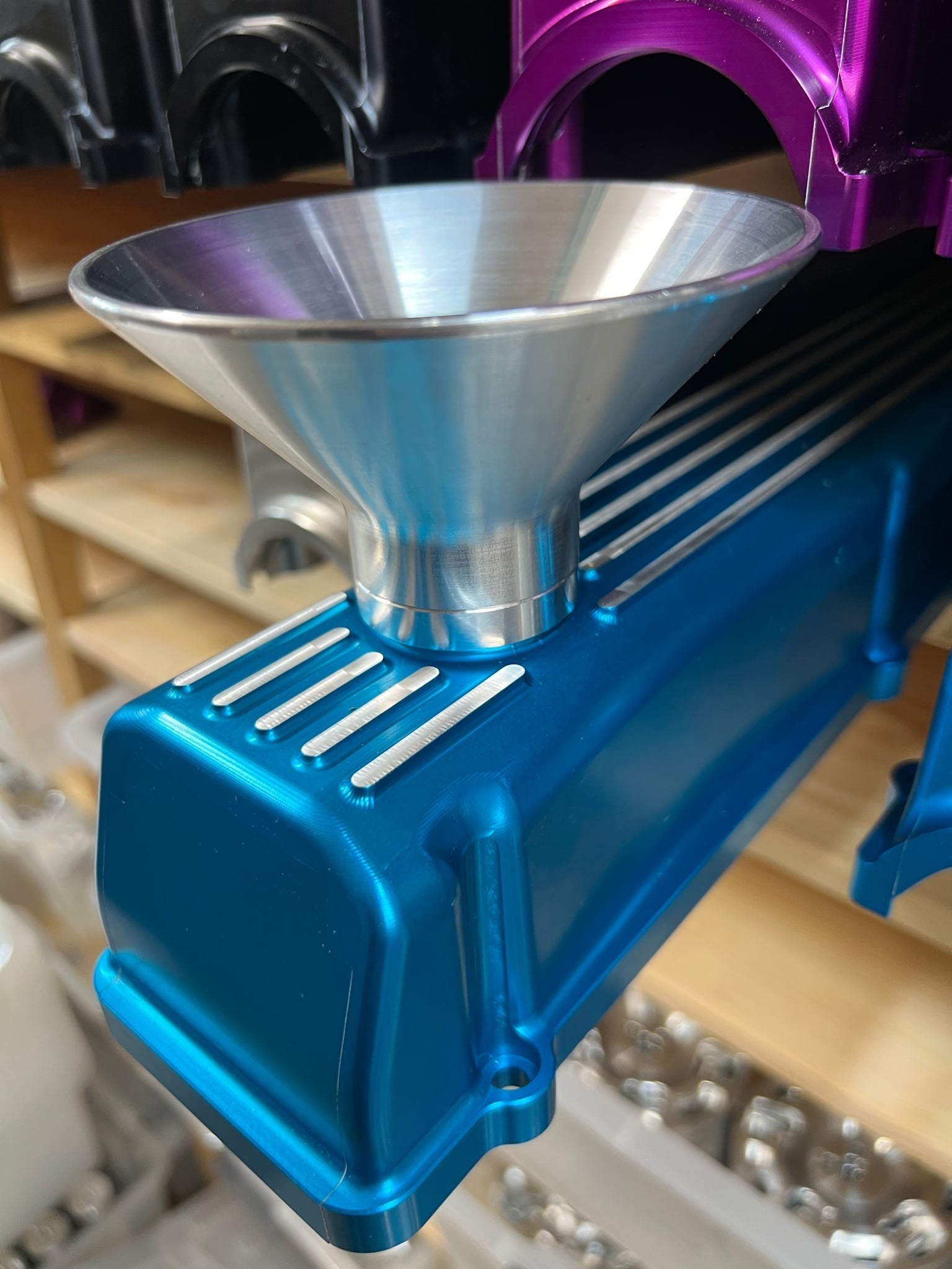 PRP Oil Filler Funnel to suit Nissan RB SR - Game On Motorsports Australia