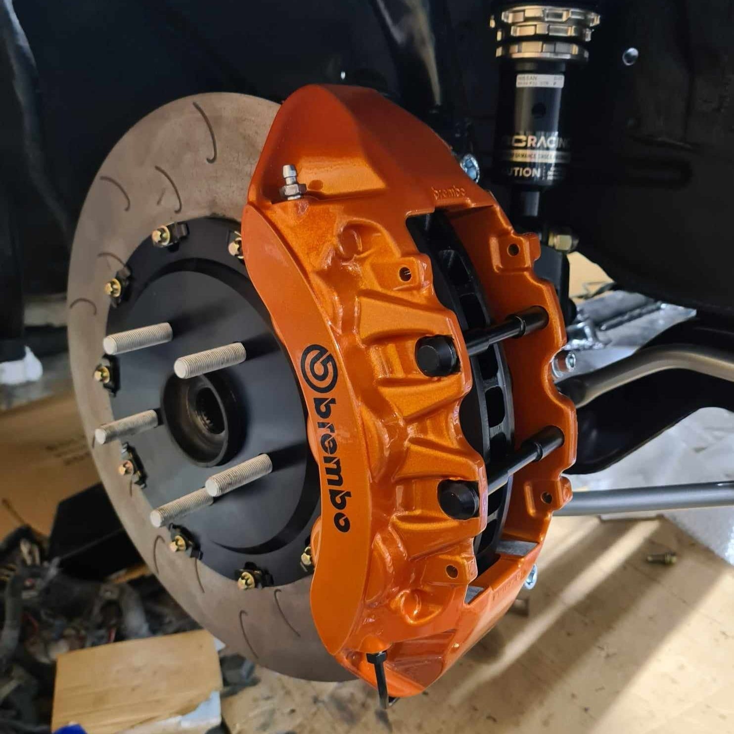PRP R35 Big Brake Upgrade Conversion Kit - Nissan Skyline R32 R33 R34 - Game On Motorsports Australia
