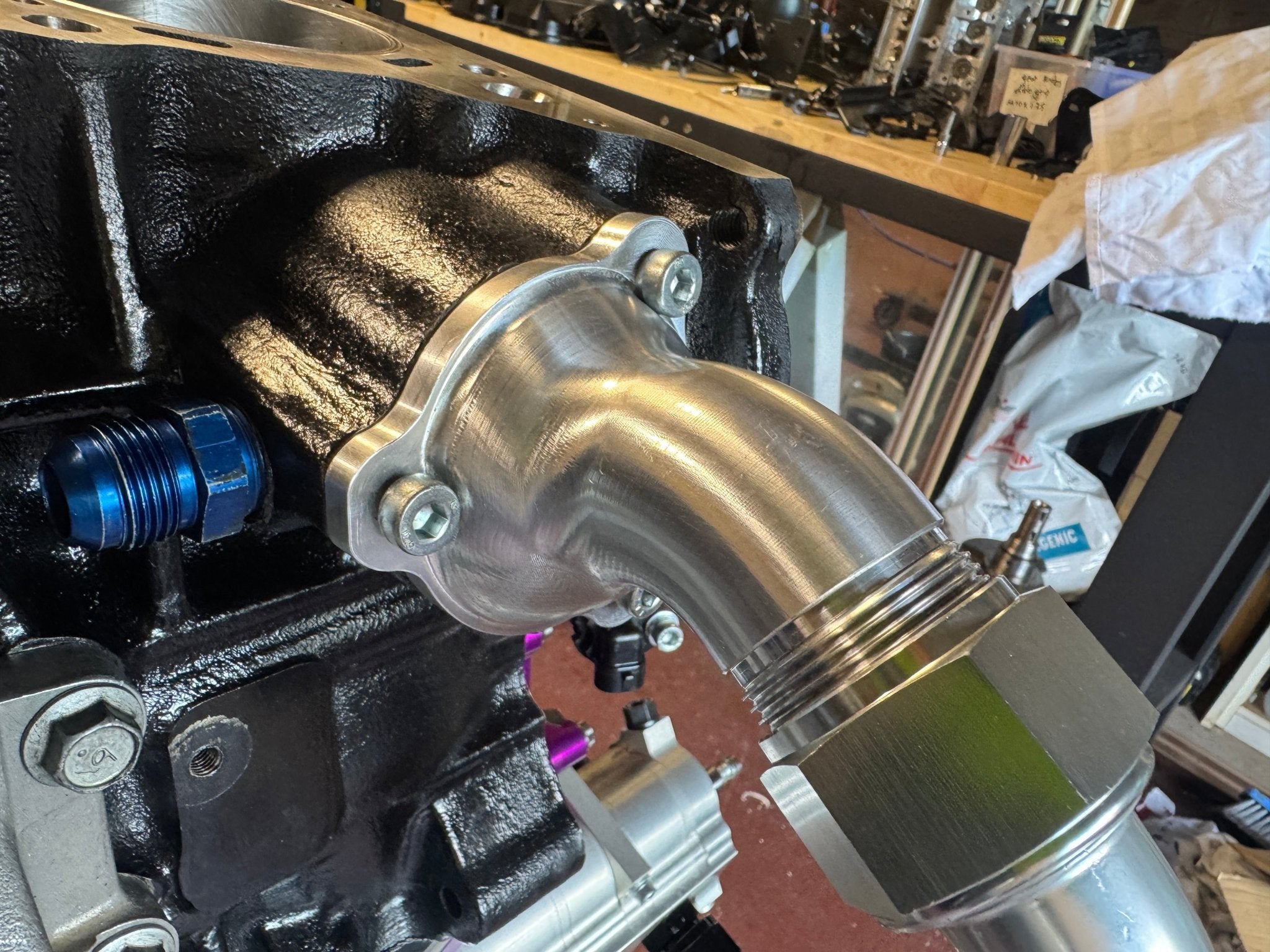 PRP Thermostat Housing to suit Nissan RB - Game On Motorsports Australia