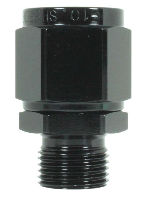 Speedflow -10 Female to M18x1.5 Male Black Fitting 906-10-M18-BLK - Game On Motorsports Australia