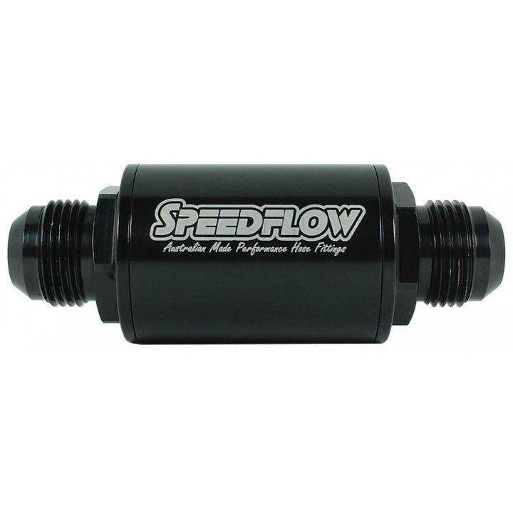 Speedflow -10 Fuel Filter Short Series 601-010-10-BLK - Game On Motorsports Australia