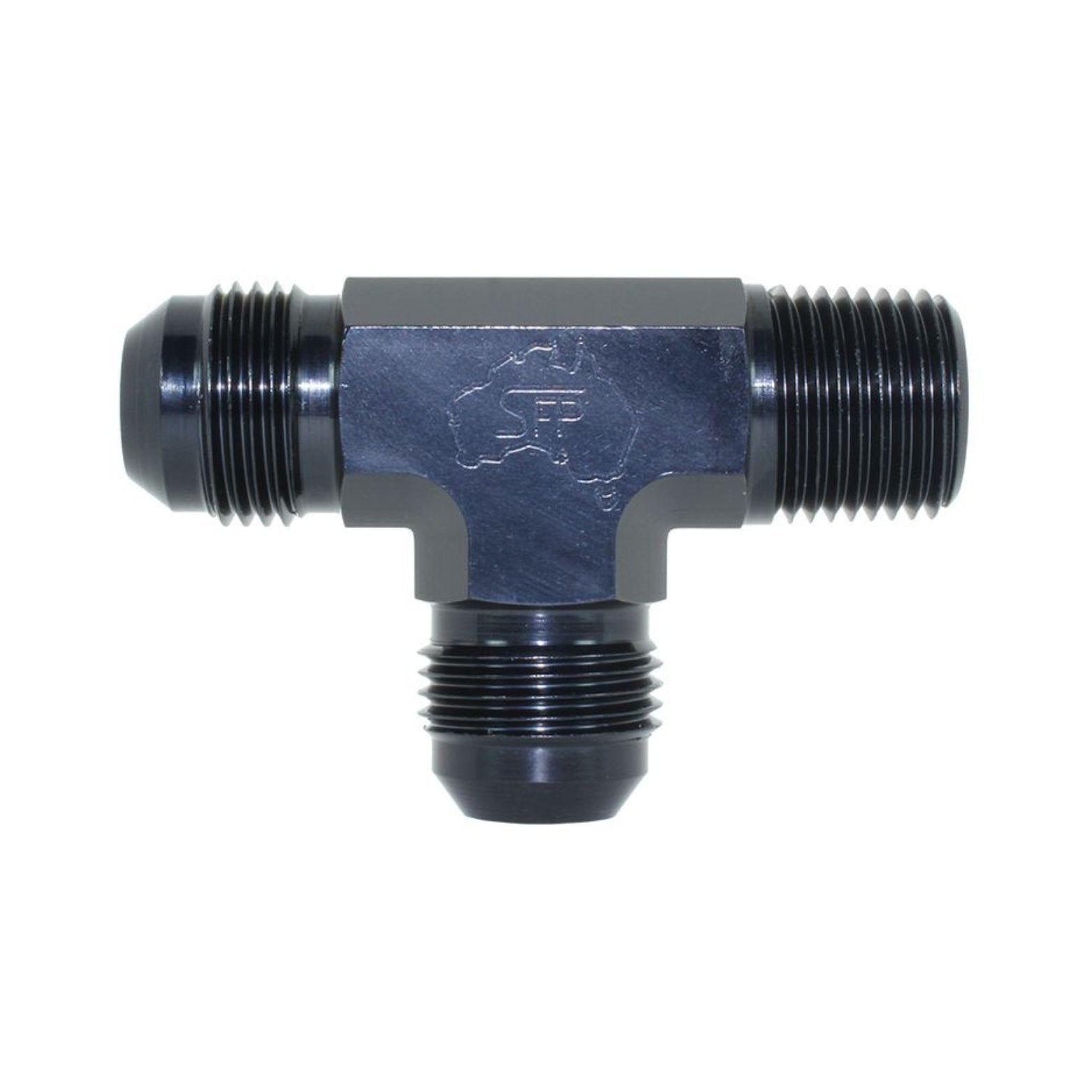 Speedflow -10 Tee 1/2" NPT on-Run Fitting 826-10 - Game On Motorsports Australia