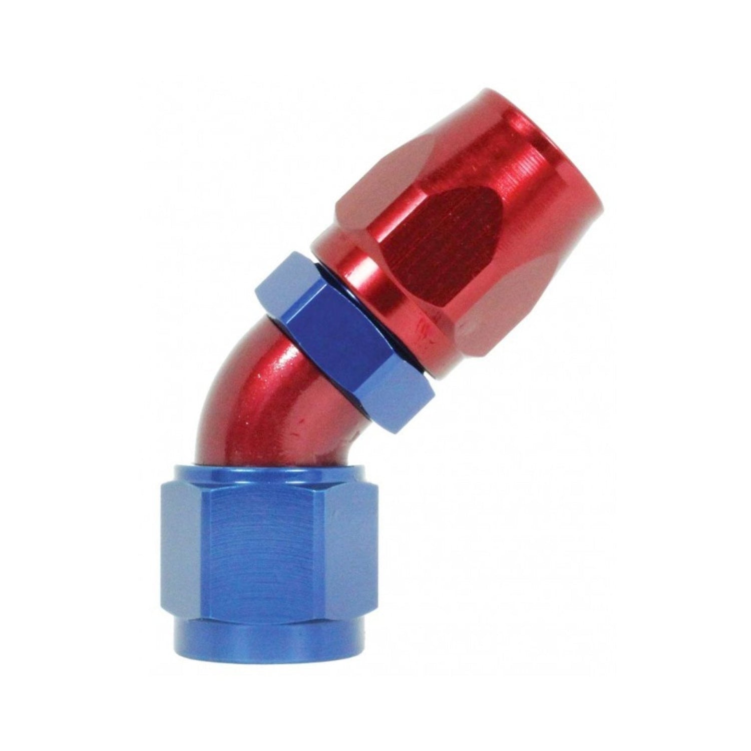 Speedflow 100 series 45 degree AN hose end black