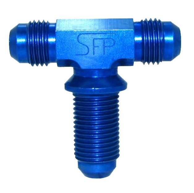 Speedflow -12 Bulkhead Tee on Branch Fitting 834-12 - Game On Motorsports Australia