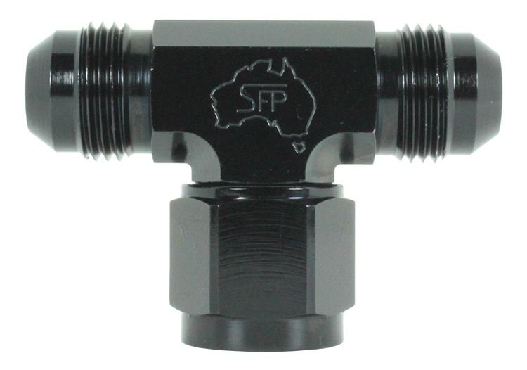 Speedflow -12 Tee Swivel on Branch Fitting 144-12 - Game On Motorsports Australia