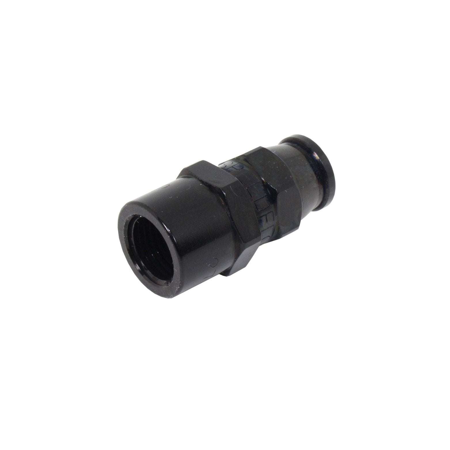 Speedflow 1/8 NPT Female to -3 Hose End Female 274-03-F-BLK - Game On Motorsports Australia