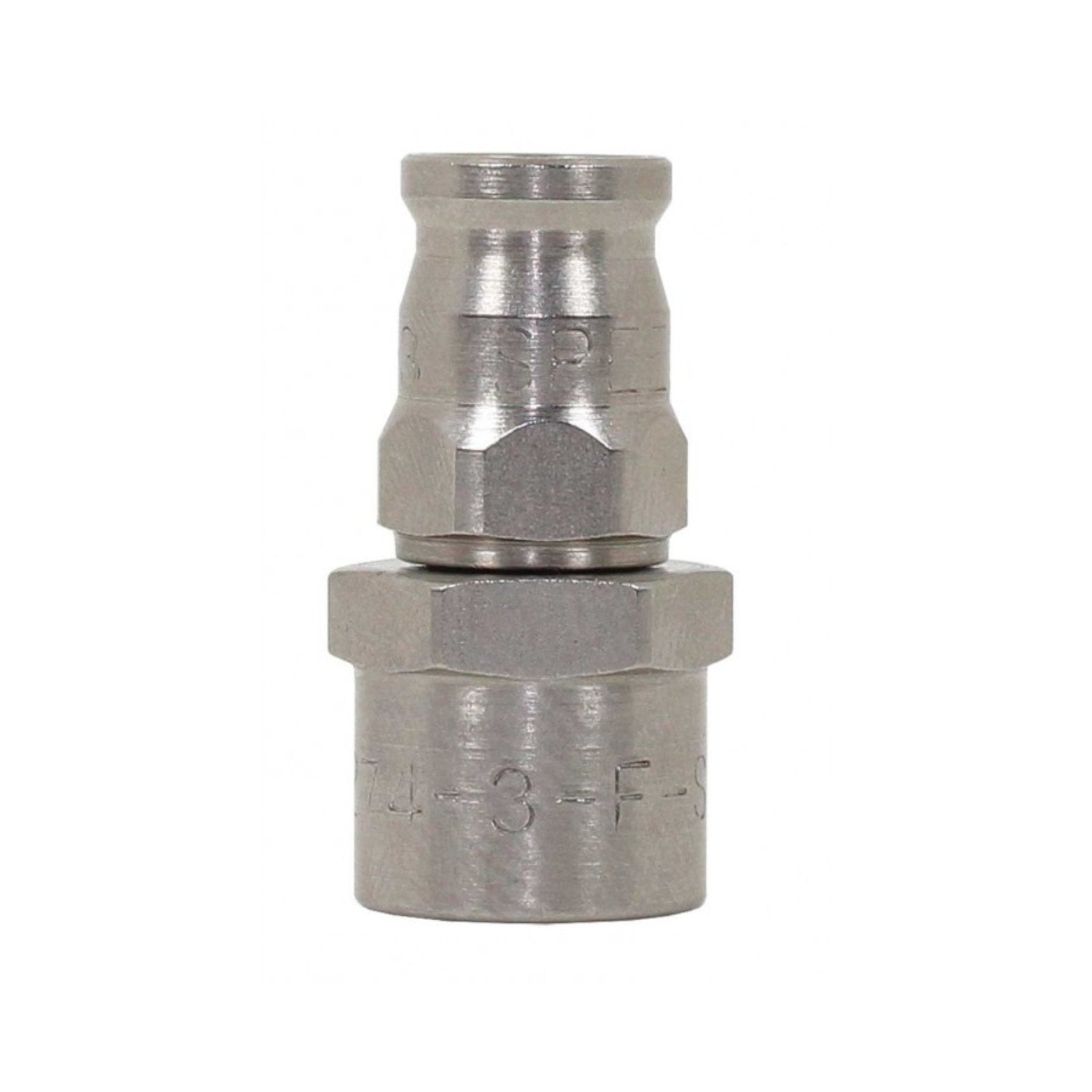 Speedflow 1/8 NPT Female to -3 Hose End Female 274-03-F-BLK - Game On Motorsports Australia