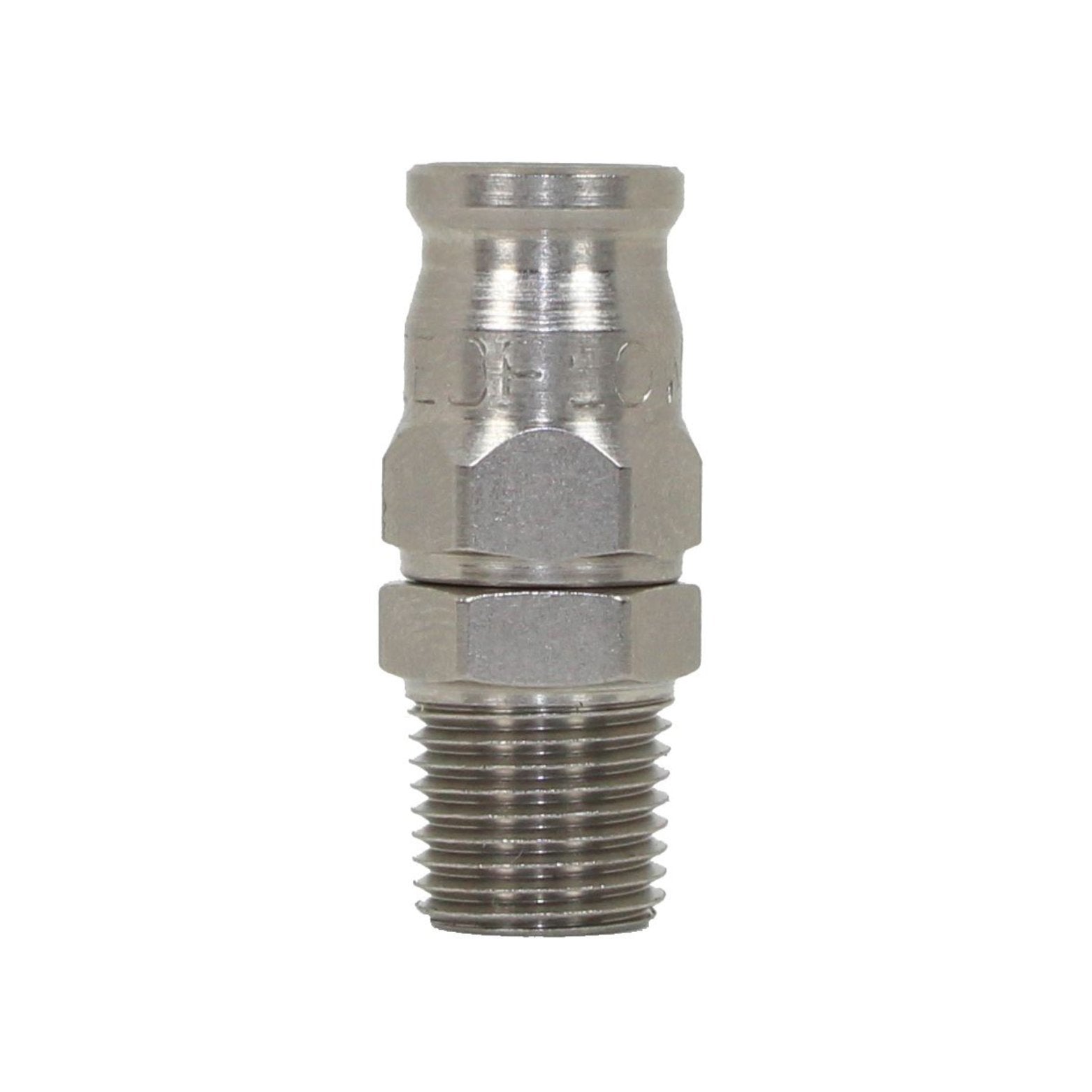 Speedflow 1/8 NPT to -3 Hose End Male 274-03-M-BLK - Game On Motorsports Australia